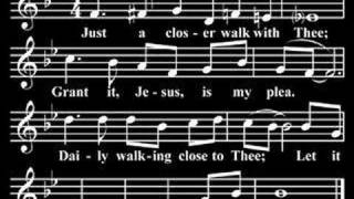 JUST A CLOSER WALK WITH THEE - audio only - (Ferlin Husky) chords
