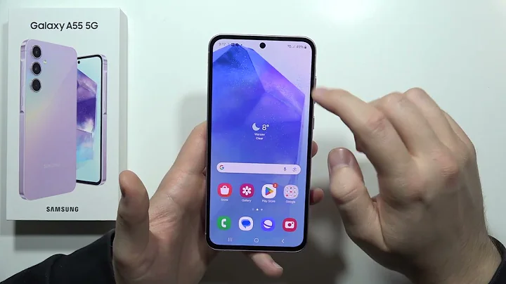 How to Turn ON/OFF Auto Rotate on Samsung Galaxy A55 5G - Automatic Screen Rotation