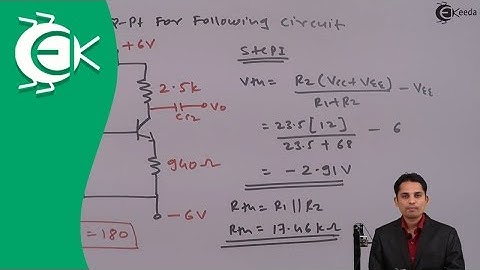 Q-Point in Voltage Divider Biasing - Bipolar Junction Transistor - Analog Electronics