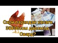 ПАРАНДАИ ХОНАГИЕ,КИ 368000СОМОНИ ДАРОМАД ОВАРД?