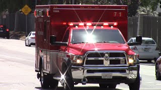 LAFD Rescue 71 responding