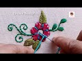 Unique And Beautiful Flower Embroidery Design for Beginners. Embroidery Dedign. Needle work.