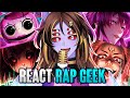 Escutando rap geek e de anime pela primeira vez  dante reage
