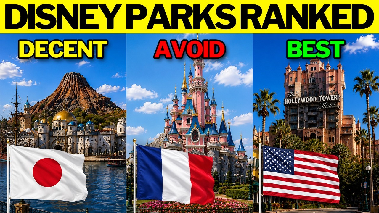 Ranking EVERY Disney Park From WORST to BEST!