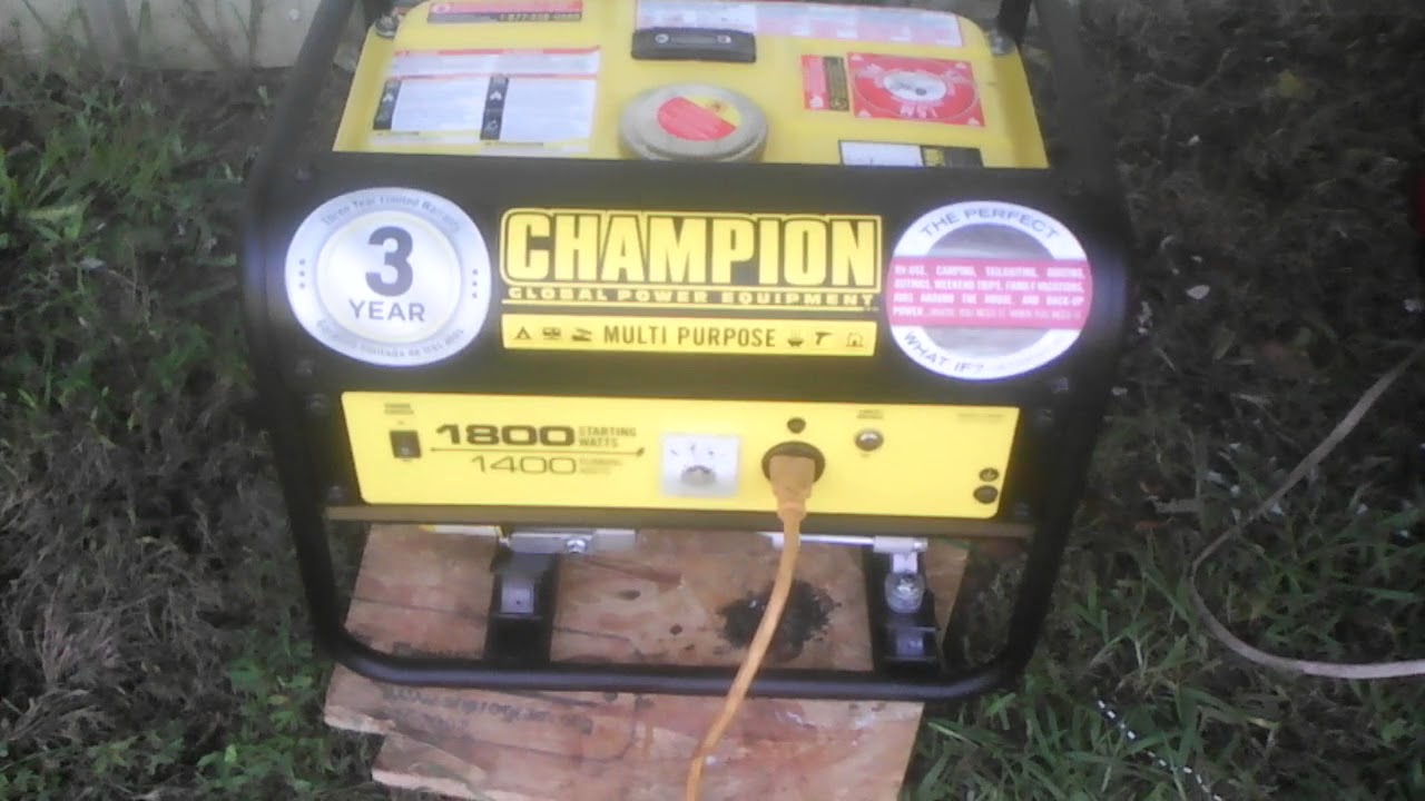 Review. Champion power YouTube