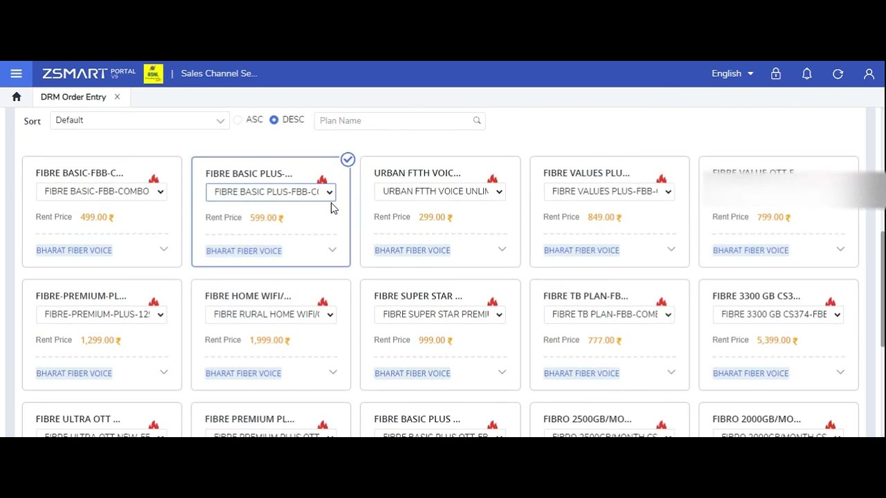 New connection Booking from DSCM