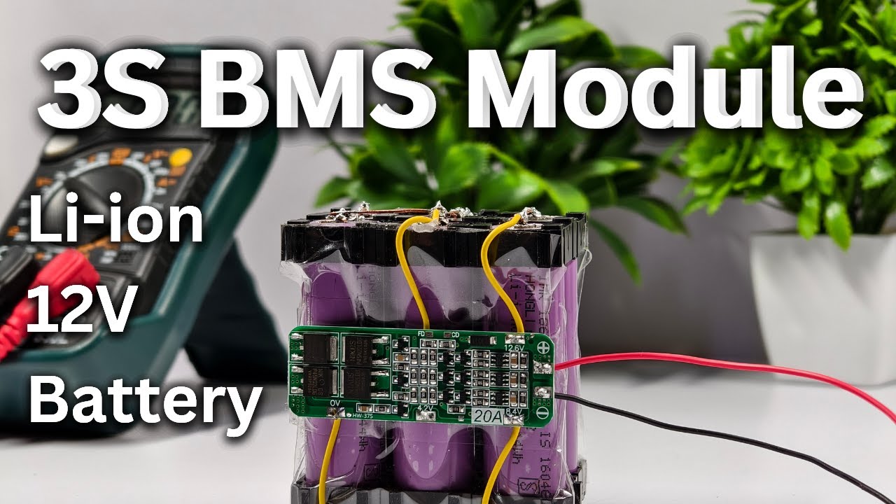 3S BMS 12V | 3S BMS Connection in Hindi | Battery Management System for ...