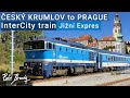 TRIP REPORT | Jizni Expres InterCity train | Český Krumlov to Prague | ČD | 1st class