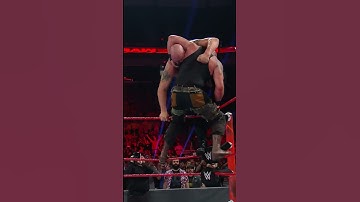 ⏮ That time Braun Strowman broke the ring with a superplex