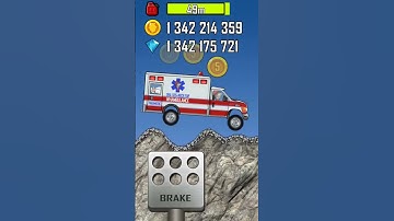hill climb racing game #comedy #funny #police #ambulance #automobile #idreessain #reels #games #car