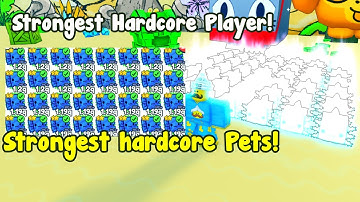 Becoming The Strongest Player In Hardcore Mode! - Pet Simulator X Roblox