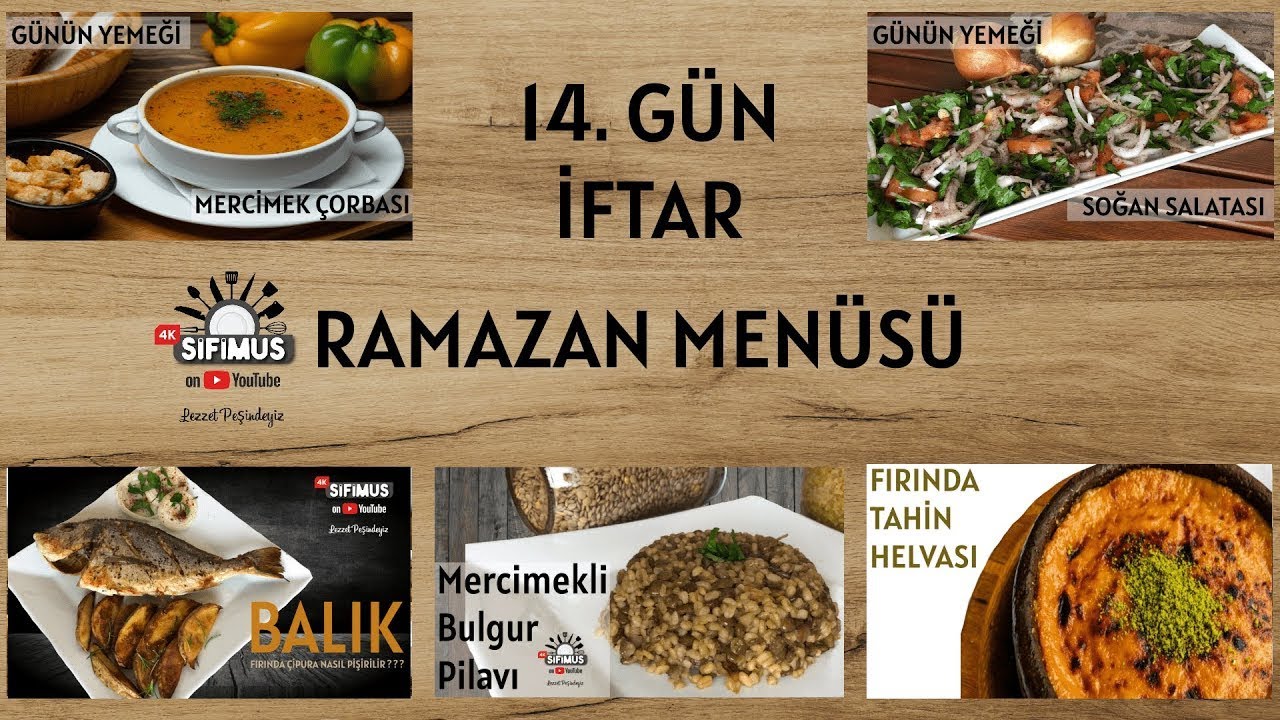 2022 RAMAZAN İFTAR MENÜSÜ ÖNERİSİ  30 günlük ✔ #14 Gün YEMEK TARİFLERİ #shorts
