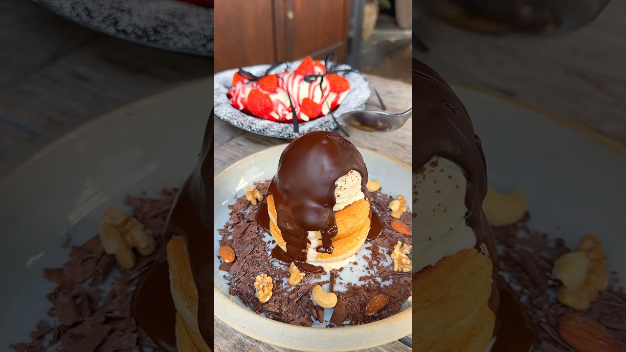 ラクレットチョコを流しかけるチョコだらけパンケーキ🍫 - YouTube ラクレットチョコを流しかけるチョコだらけパンケーキ🍫 - YouTube