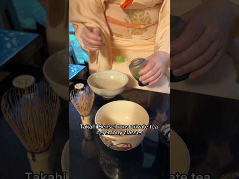 Knowledge, humor, and connection make a good teacher #matcha #ceremony #kyoto #japan #tradition