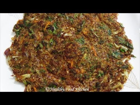 Adai dosa Recipe in Tamil -Multi Grain Adai Dosa Recipe-Millet Dosa  (Kambu,Kollu,Ragi,Green gram)