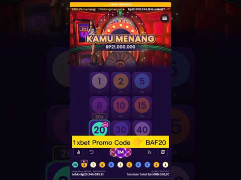Mega wheel Big Win 20X 21M #1xbet #casino #casinogame #slot #winmega #jackpot #bigwin #megabigwin