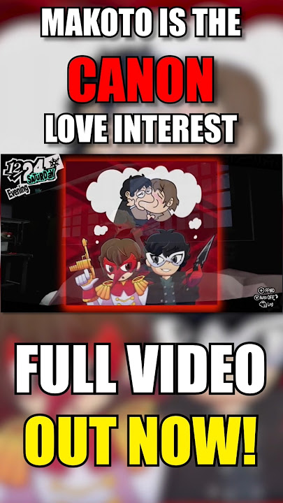 Makoto is the Canon Persona 5 Love Interest #shorts #persona #viral