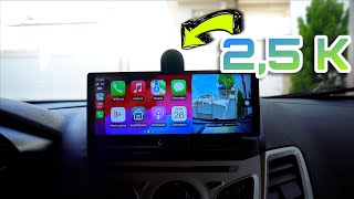 CARPURIDE W903 ahora con cámara delantera 2,5K  | CarPlay y Android Auto | 4K