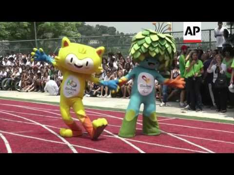 First Public Appearance Of Rio 16 Olympic Paralympic Games Mascot Youtube First Public Appearance Of Rio 16 Olympic Paralympic Games Mascot Youtube