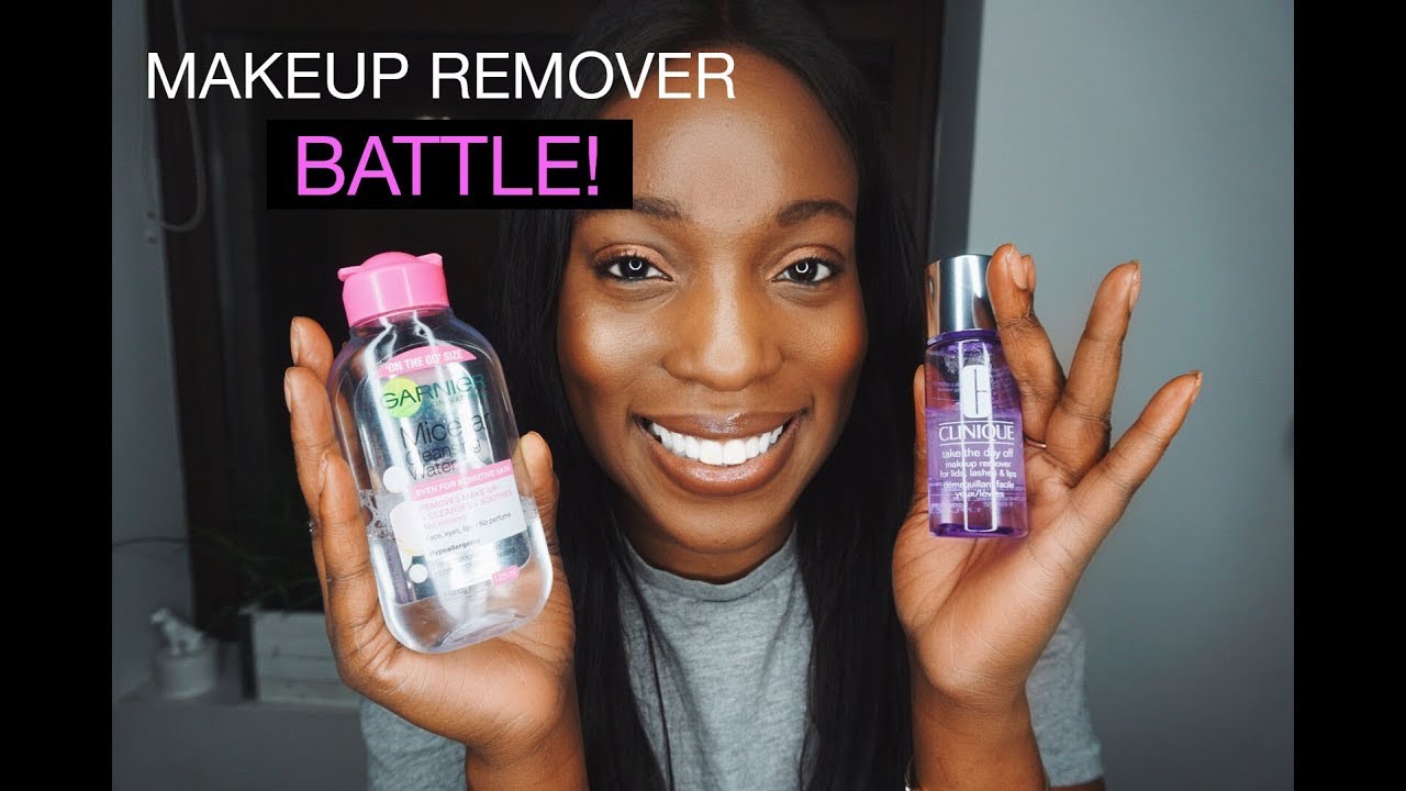 THE BEST MAKEUP REMOVER GARNIER MICELLAR WATER VS CLINIQUE Take