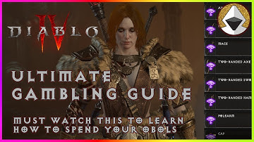 ULTIMATE GAMBLING GUIDE - WHAT TO BUY WITH OBOLS - DIABLO 4 Beginner Curiosity Vendor Guide