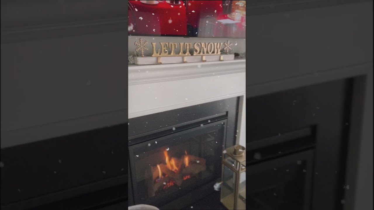 Christmas fireplace 🪵🔥✨ 