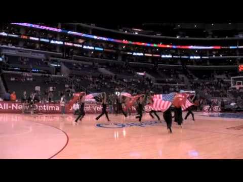 Staples Center -Kybele Dance Theater performing "Flags"