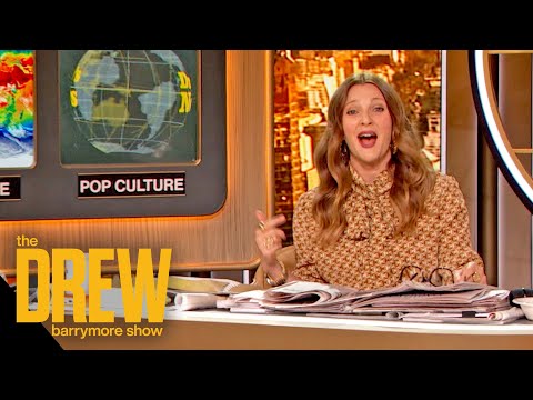 Drew Launches The Drew Barrymore Show’s First Episode with Drew’s News