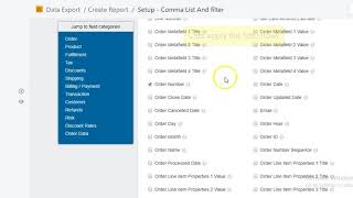 Comma List AND filter