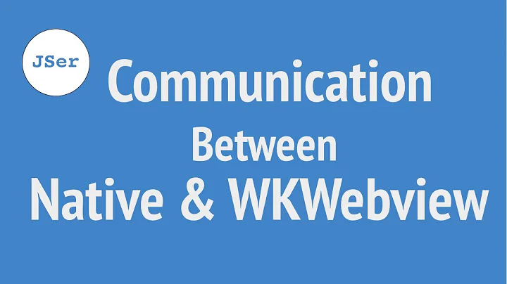 How to communicate between Native(iOS swiftUI) and WKWebView | JSer