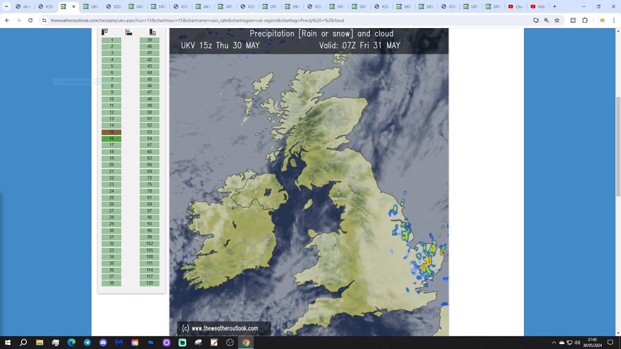 UK Weather Forecast: Most Places Dry But Heavy Showers In The South East (Friday 31st May 2024)