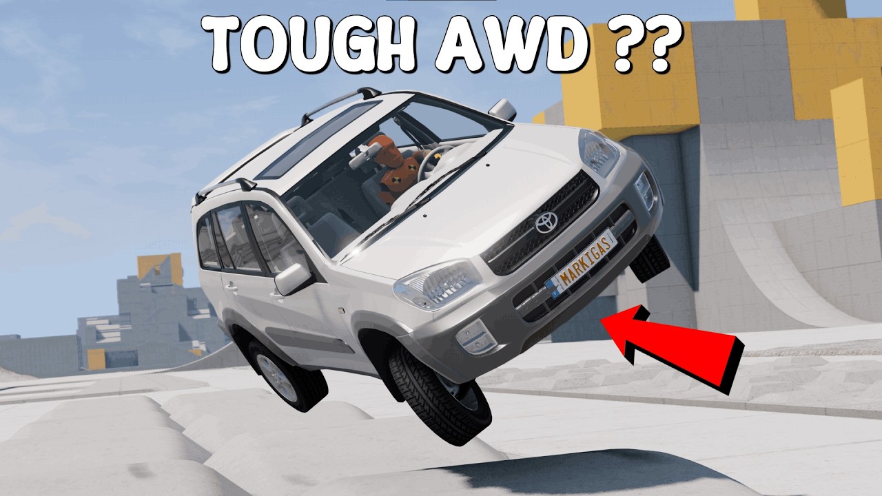 DESTROYING a TOYOTA RAV 4 2.0 AWD | BeamNG.Drive