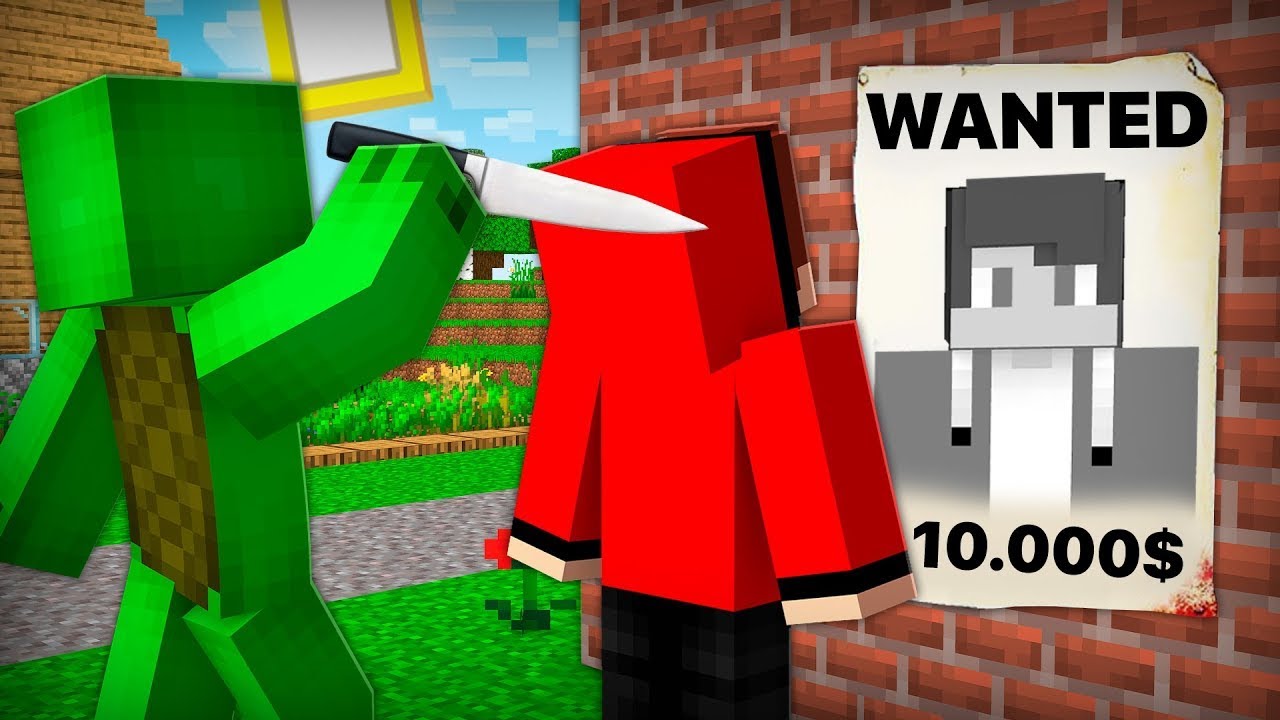 MAIZEN : JJ Is WANTED - Minecraft Animation JJ & Mikey