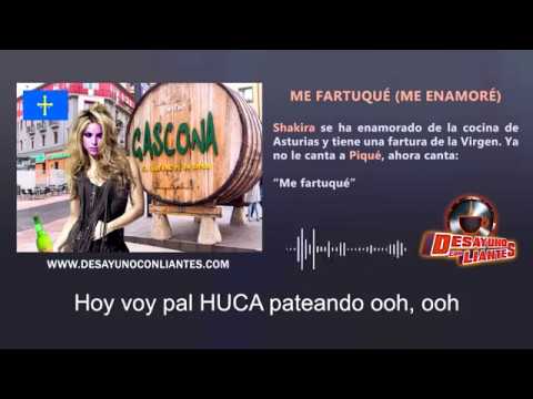 Shakira en Asturias - Me fartuqué (Me enamoré)