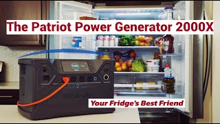 Patriot Power Generator 2000X | Your Fridge's Best Friend in an Outage 🧊