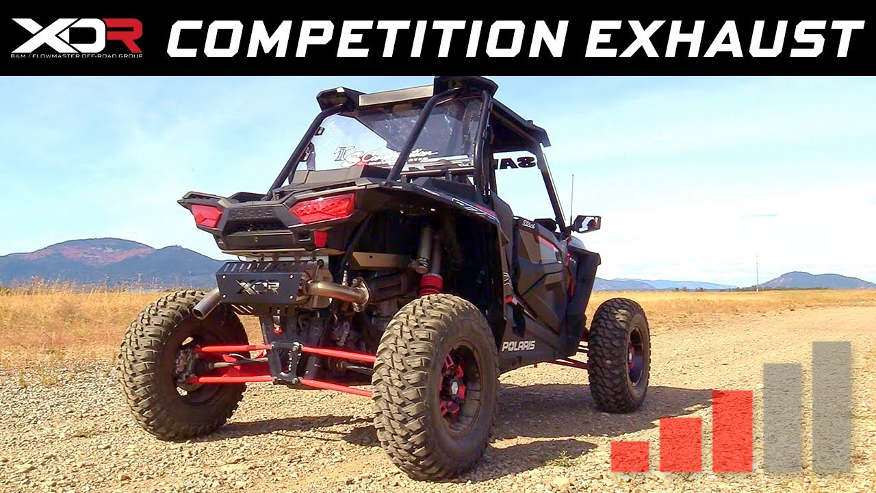 Polaris RZR Pro XP Black Full Exhaust System by Trinity Racing TR-4174D-BK