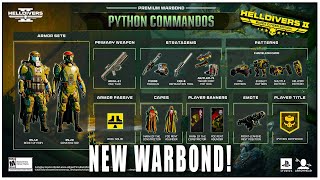 The NEW Helldivers 2 Warbond Was FINALLY Announced... (Python Commandos)