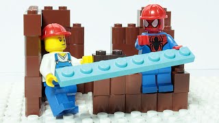 Superheroes Brick Build Lego Houses Animation Compilation