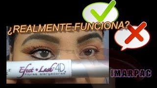 ¿EFECTO PESTAÑAS POSTIZAS||RESEÑA: EFECT LASH 4D CON FIBRAS ALARGADORAS BY FARIDE||IMARPAC