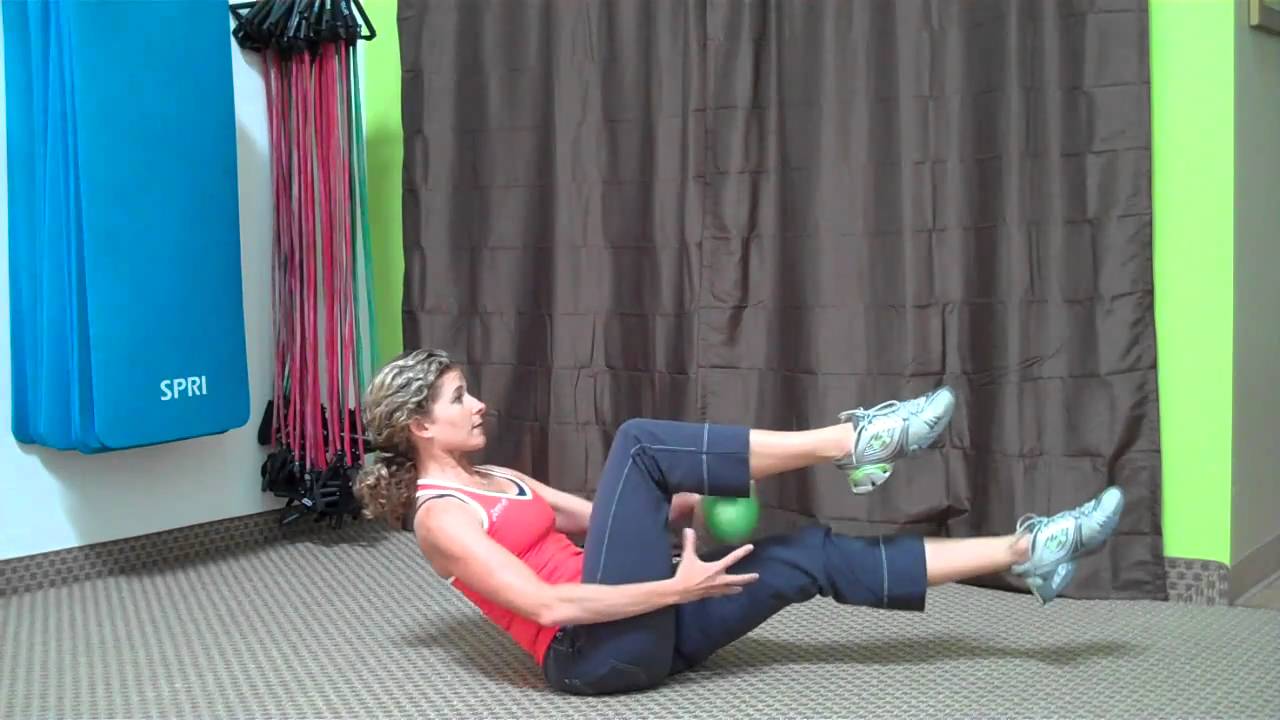 V Sit Ball Pass through YouTube