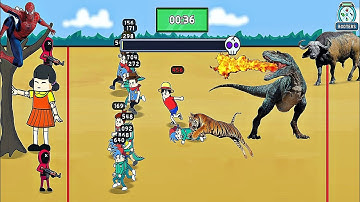 Survival 456 With Superhero Gameplay - Red Green Light, Tug of War, Glass Bridge - Android ios #1