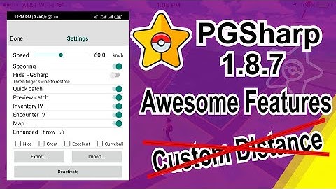PGSharp 1.8.7 New Features | Pokemon GO Spoofing No Root 2020