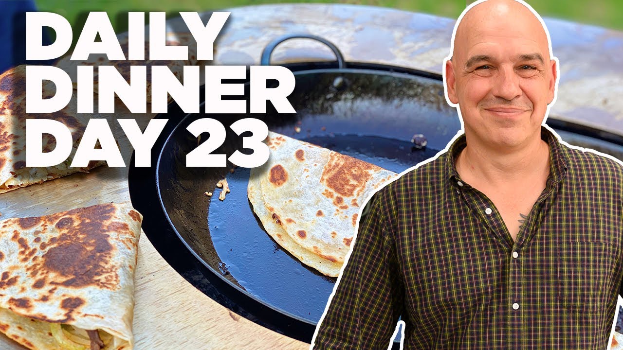 Campfire Quesadillas: Daily Dinner Day 23 | Daily Dinner with Michael Symon | Food Network