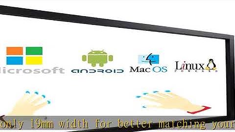 DeYoWo 65 Inch Interactive 10 Points Infrared IR Touch Screen Overlay Frame Free Driver