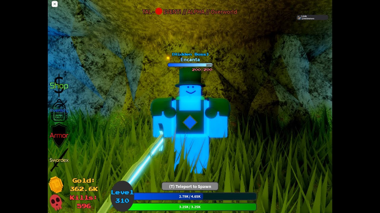 Secret Boss Location in Enchanted Grotto (The Arcadian Legend)