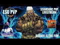 ESO PVP: BANNER IS TOO FUN!! STAMSORC PVP LIVESTREAM ft @epic-buttkkr