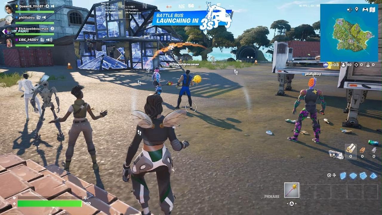 Fortnite Squad fill Reload win - YouTube