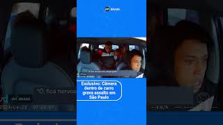 Exclusivo Câmera De Segurança Dentro De Carro Grava Alto Em São Paulo Sbt Brasil 090924
