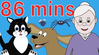 There Was An Old Lady Who Swallowed A Fly! And lots more Nursery Rhymes! 86 minutes!