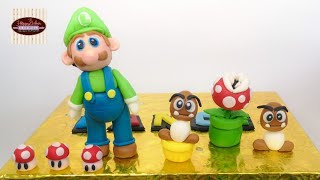 How to make a Luigi Cake Topper | A Decorating Tutorial